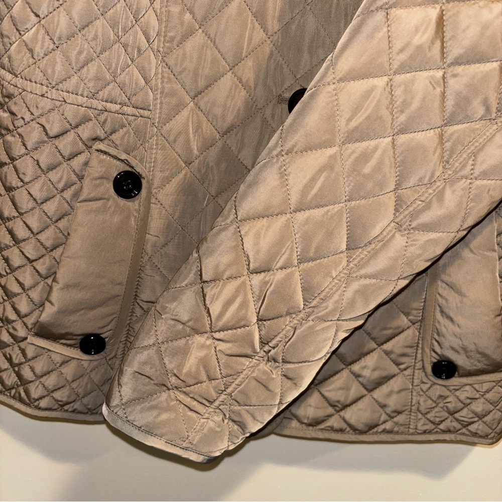 Liz Claiborne Quilted Button Front Chore Coat Jacket Size M - Picture 8 of 13